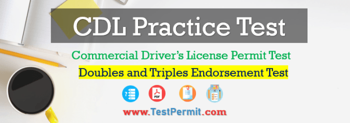 Doubles and triples endorsement test