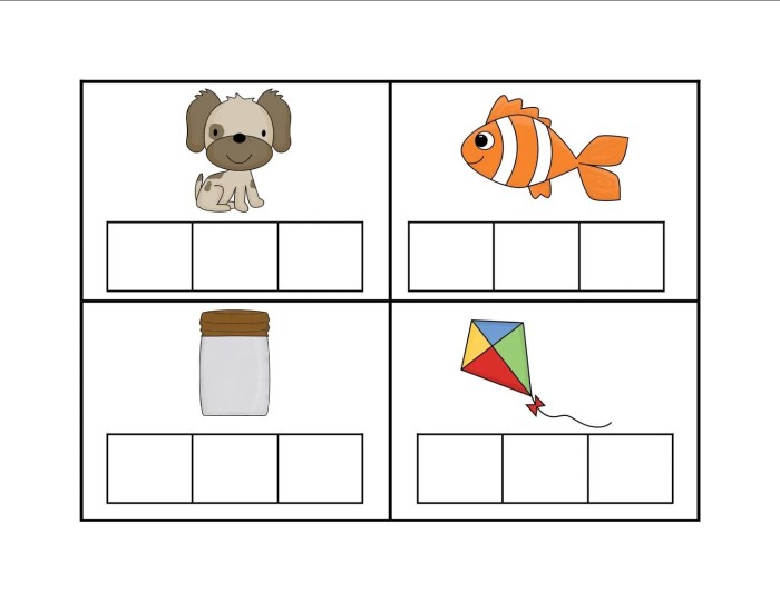 Elkonin boxes for multisyllabic words