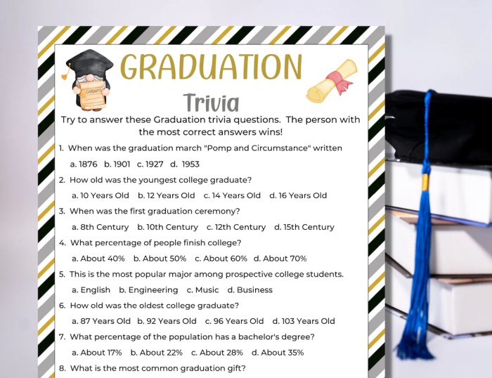 Graduation trivia questions and answers