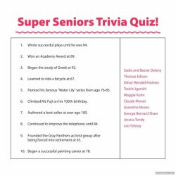 Women's trivia questions and answers